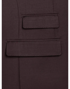Tayion Classic Fit Suit Separates Coat, Wine Plum -Male Clothing Store MW40 3X60 07 TAYION WINE PLUM PURPLE ALT3
