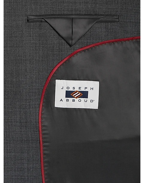 Joseph Abboud Classic Fit Suit Separates Coat, Gray Sharkskin 6 Joseph Abboud Classic Fit Suit Separates Coat, Gray Sharkskin - Image 4
