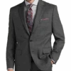 Joseph Abboud Classic Fit Suit Separates Coat, Gray Sharkskin 2 Joseph Abboud Classic Fit Suit Separates Coat, Gray Sharkskin -Male Clothing Store MW40 3XAT 90 JOSEPH ABBOUD GRAY SHARKSKIN MAIN