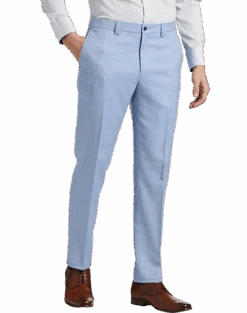 Michael Kors Modern Fit Suit Separates Pants, Light Blue