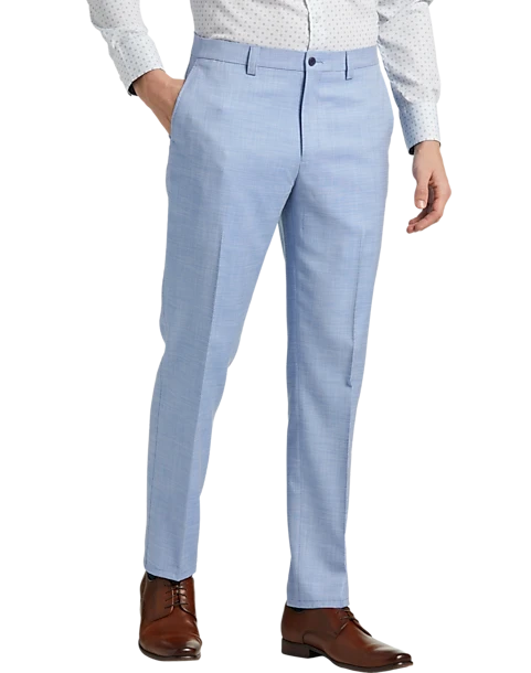 Michael Kors Modern Fit Suit Separates Pants, Light Blue 3 Michael Kors Modern Fit Suit Separates Pants, Light Blue