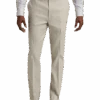 Calvin Klein Slim Fit Suit Separates Linen-Blend Pants, Tan -Male Clothing Store MW40 3XE3 23 CALVIN KLEIN TAN TWILL MAIN