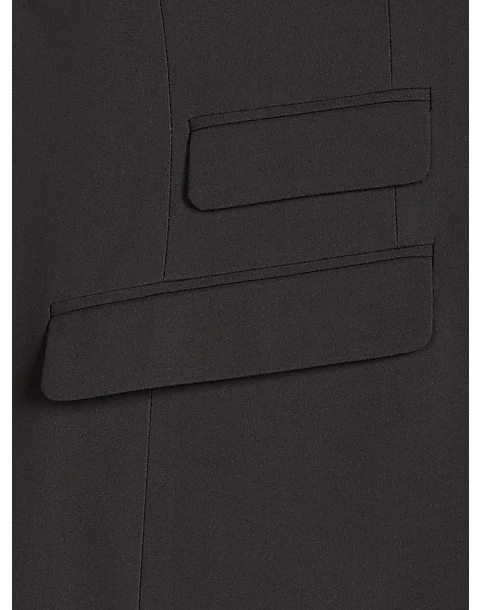 Paisley & Gray Slim Fit Double Breasted Suit Separates Coat, Jet Black 7 Paisley & Gray Slim Fit Double Breasted Suit Separates Coat, Jet Black - Image 5