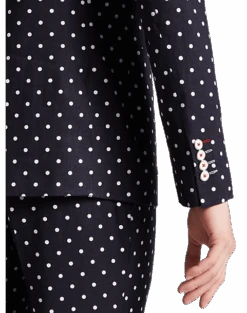 Paisley & Gray Slim Fit Suit Separates Coat, Navy With White Polka Dots 9 Paisley & Gray Slim Fit Suit Separates Coat, Navy With White Polka Dots -Male Clothing Store MW40 3XLU 27 PAISLEY GRAY NAVY WHITE POKA DOTS ALT2