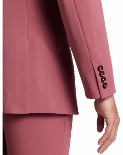 Paisley & Gray Slim Fit Suit Separates Coat, Dark Pink -Male Clothing Store MW40 3XM2 07 PAISLEY GRAY DARK PINK KNIT ALT2