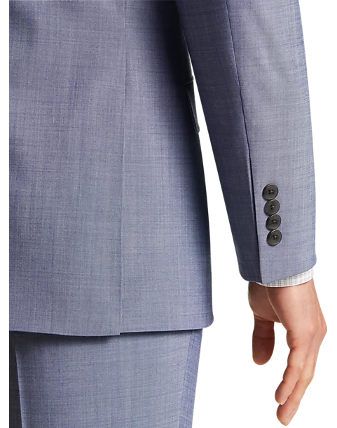 Awearness Kenneth Cole Modern Fit Suit, Light Blue 4 Awearness Kenneth Cole Modern Fit Suit, Light Blue - Image 2