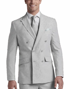 JOE Joseph Abboud Slim Fit Linen Blend Suit Separates Coat, Tan Chambray