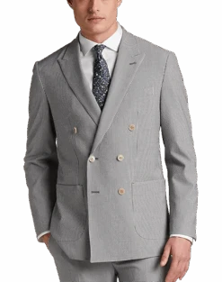 JOE Joseph Abboud Slim Fit Suit Separates Coat, Navy Seersucker