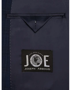 JOE Joseph Abboud Slim Fit Suit Separates, Navy Plaid -Male Clothing Store MW40 3XTF 61 JOE JOSEPH ABBOUD NAVY PLAID ALT2