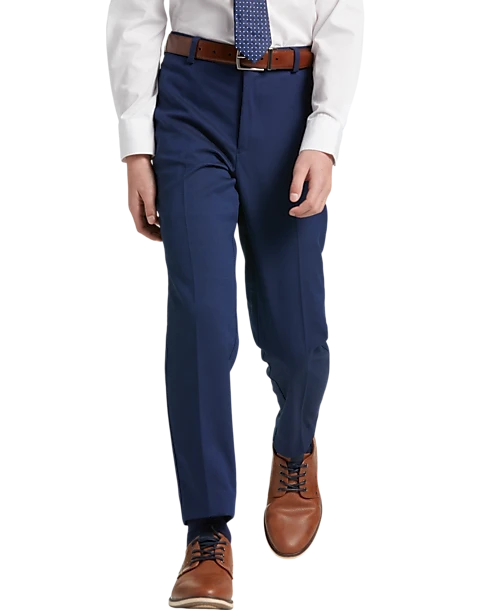 Michael Strahan Boys Suit Separates Pants, Blue 3 Michael Strahan Boys Suit Separates Pants, Blue