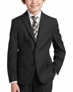 Michael Strahan Boys Suit Separates, Black