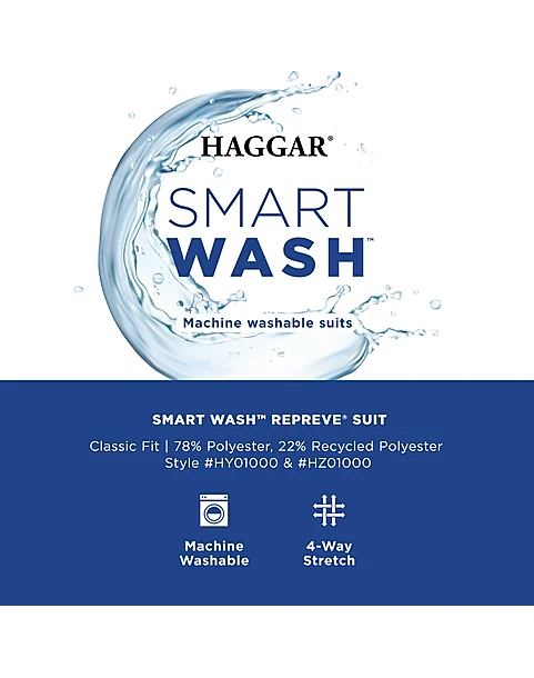 Haggar Smart Wash™ Classic Fit Suit Separates, Black 7 Haggar Smart Wash™ Classic Fit Suit Separates, Black - Image 5