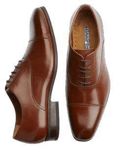 Florsheim Francisco Cap Toe Oxfords, Cognac