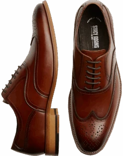 Stacy Adams Dunbar Wingtip Oxfords, Black