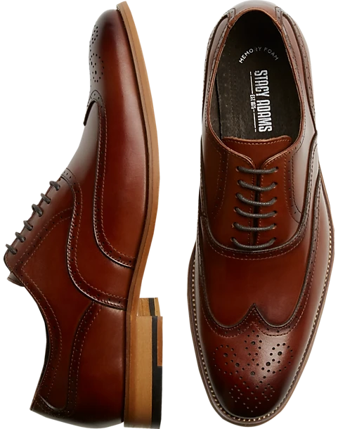 Stacy Adams Dunbar Wingtip Oxfords, Black 3 Stacy Adams Dunbar Wingtip Oxfords, Black