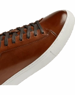 Joseph Abboud Adriano Sneakers, White -Male Clothing Store MW40 41ZY 05 JOSEPH ABBOUD COGNAC ALT3