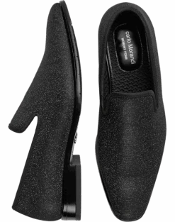Carlo Morandi Sparkle Fabric Formal Loafers, Ice