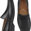 Johnston & Murphy Hawkins Venetian Slip-On Loafers, Black -Male Clothing Store MW40 424W 02 JOHNSTON MURPHY BLACK MAIN 1