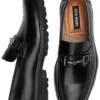 Steve Madden Kamran Horsebit Lug Loafers, Black 1 Steve Madden Kamran Horsebit Lug Loafers, Black -Male Clothing Store MW40 426N 02 STEVE MADDEN BLACK MAIN