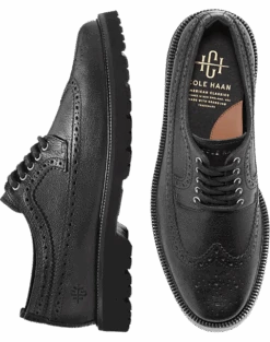 Cole Haan American Classics Longwing Oxfords, Black