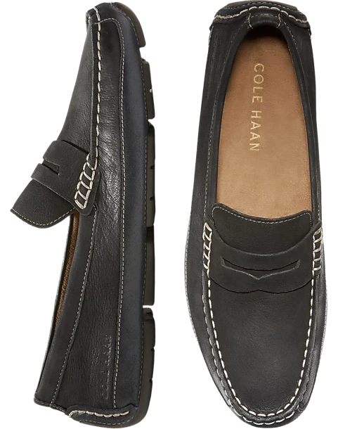 Cole Haan Wyatt Penny Drivers, Black 3 Cole Haan Wyatt Penny Drivers, Black
