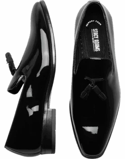 Stacy Adams Phoenix Plain Toe Formal Loafers, Black