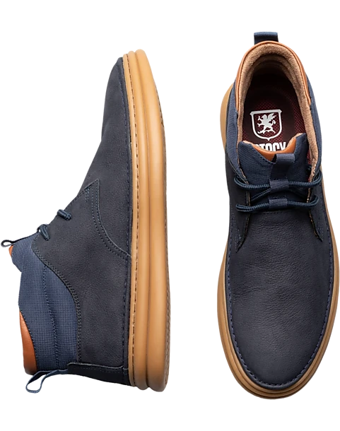 Stacy Adams Delson Plain Toe Lace-Up Chukka Boots, Camel 3 Stacy Adams Delson Plain Toe Lace-Up Chukka Boots, Camel