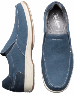 Florsheim Lakeside Canvas Moc Toe Shoes, Sand