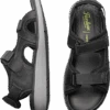 Florsheim Venture River Sandals, Black