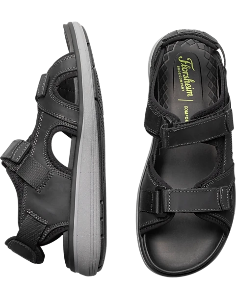 Florsheim Venture River Sandals, Black 3 Florsheim Venture River Sandals, Black