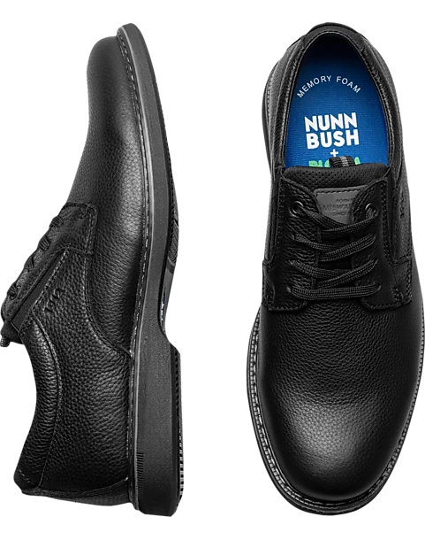 Nunn Bush Otto Plain Toe Oxfords, Black 3 Nunn Bush Otto Plain Toe Oxfords, Black