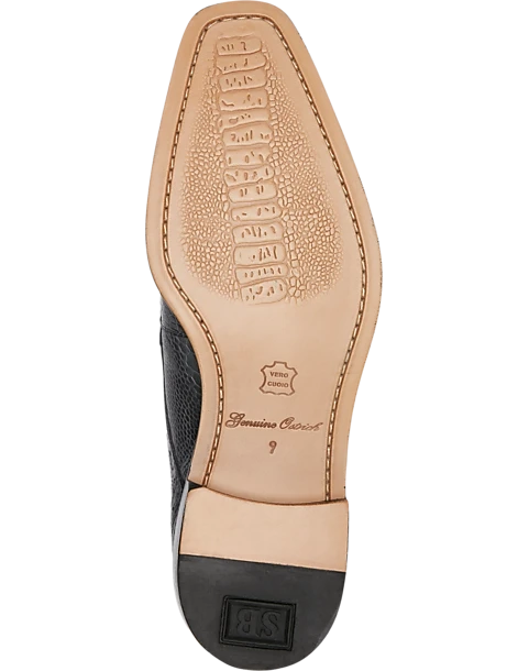 Belvedere Batta Ostrich Cap Toe Oxfords, Olive 4 Belvedere Batta Ostrich Cap Toe Oxfords, Olive - Image 2