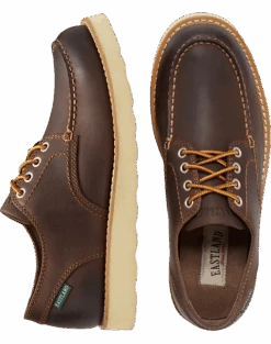 Eastland Lumber Down Moc Toe Oxfords, Cognac