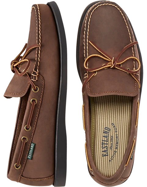 Eastland Yarmouth Camp Moc Toe Boat Shoes, Tan 3 Eastland Yarmouth Camp Moc Toe Boat Shoes, Tan