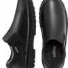 Eastland Newport Twin Gore Plain Toe Slip Ons, Brown -Male Clothing Store MW40 42F9 02 EASTLAND BLACK MAIN