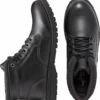 Eastland Finn Plain Toe Lace Up Boots, Dark Brown 2 Eastland Finn Plain Toe Lace Up Boots, Dark Brown -Male Clothing Store MW40 42FC 02 EASTLAND BLACK MAIN 2