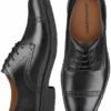 Johnston & Murphy Ronan Cap Toe Oxfords, Black -Male Clothing Store MW40 42GC 02 JOHNSTON MURPHY BLACK MAIN