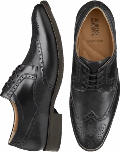 Johnston & Murphy Lewis Wingtips, Tan