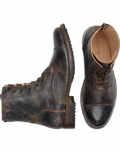 Bed Stu Protege Cap Toe Boots, Tan