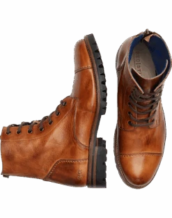Bed Stu Protege Trek Cap Toe Boots, Tan