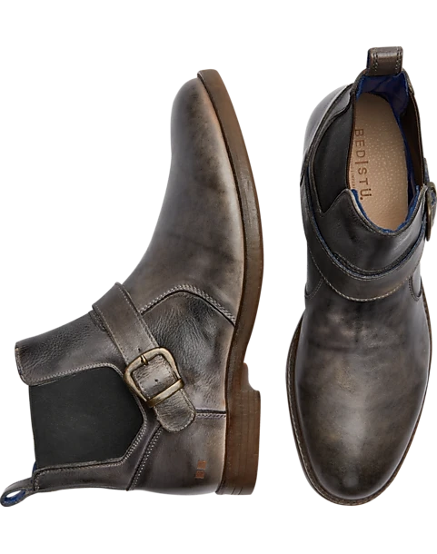 Bed Stu Michelangelo Plain Toe Chelsea Boots, Gray 3 Bed Stu Michelangelo Plain Toe Chelsea Boots, Gray