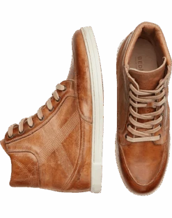 Bed Stu Lordmind Moc Toe High-Top Sneakers, Tan