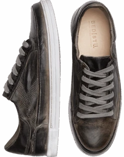 Bed Stu Wizard Moc Toe Sneakers, Black