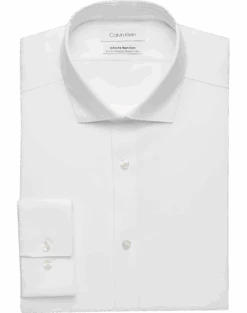 Calvin Klein Infinite Non-Iron Slim Fit Stretch Collar Dress Shirt, Blue Micro-Dot