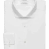 Calvin Klein Infinite Wrinkle Free Slim Fit Stretch Collar Dress Shirt, Light Blue -Male Clothing Store MW40 540K 01 CALVIN KLEIN WHITE MAIN 3