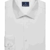 Ben Sherman Slim Fit Dobby Dress Shirt, White Basketweave -Male Clothing Store MW40 5FM0 01 BEN SHERMAN WHITE SOLID MAIN