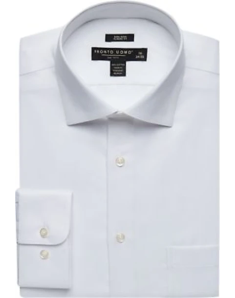 Pronto Uomo Big And Tall Classic Fit Queen's Oxford Dress Shirt, White 3 Pronto Uomo Big And Tall Classic Fit Queen's Oxford Dress Shirt, White