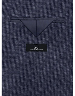 Michael Strahan Modern Fit 2 Button Soft Jacket, Black -Male Clothing Store MW40 6KMF 14 MICHAEL STRAHAN BLUE ALT2