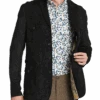 Paisley & Gray Slim Fit Military Coat, Black -Male Clothing Store MW40 6LV7 02 PAISLEY GRAY BLACK MAIN