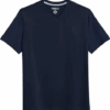 Awearness Kenneth Cole Modern Fit V-Neck T-Shirt, Navy -Male Clothing Store MW40 6MLD 01 AWEARNESS KENNETH COLE NAVY MAIN